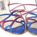 Sz 10 Vintage Colorful Strappy Lace Up Stillettos
