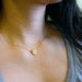 RESERVED LISTING Soleil - hammered gold disc gold filled necklace - simple classic jewelry