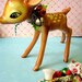 Vintage Adorable Deer Holiday Decoration
