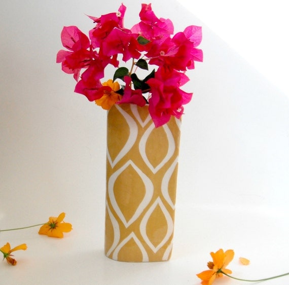 Tumeric Gold Vase-made to order