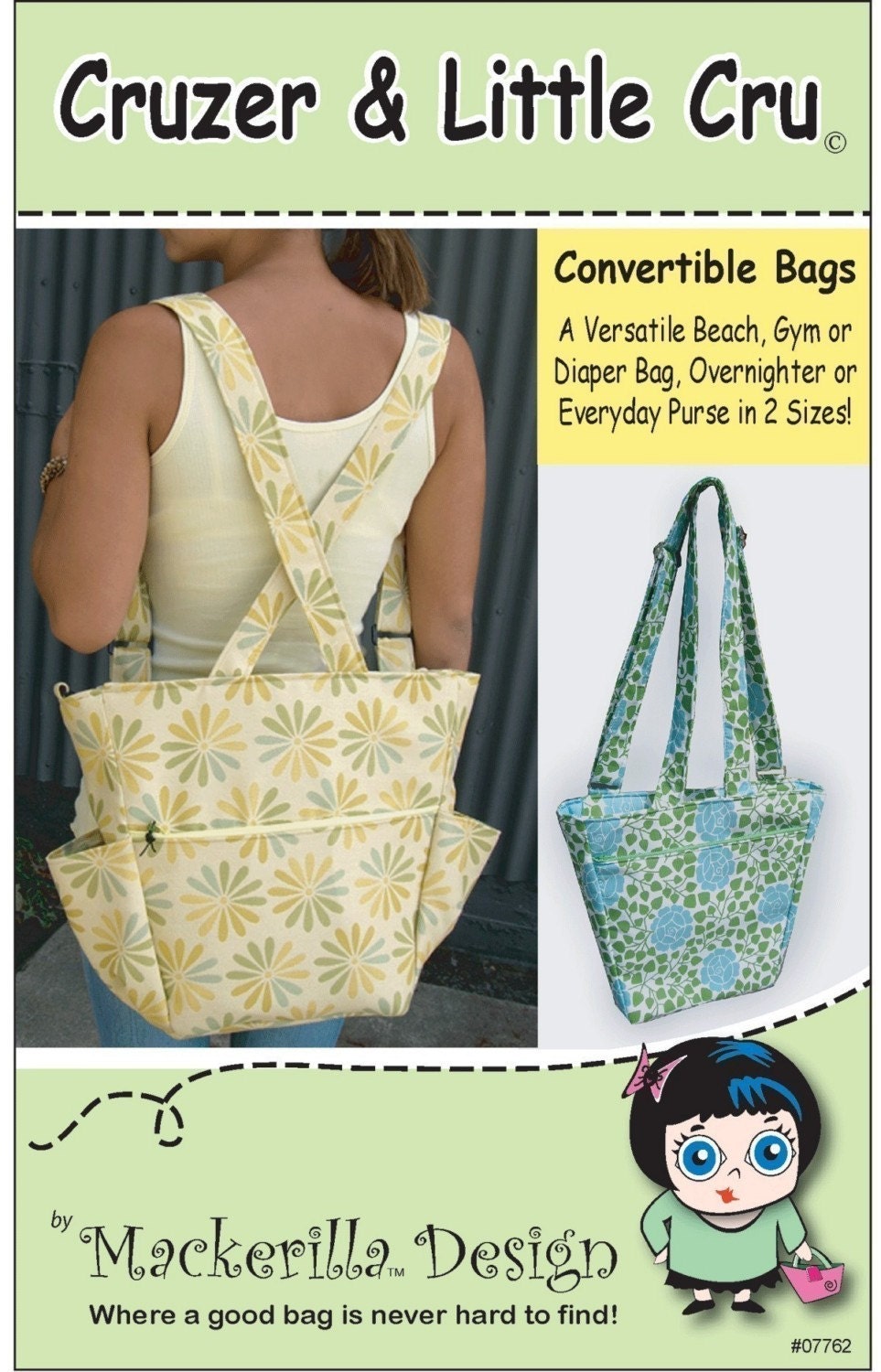 Cruzer Backpacks Instructional Sewing Pattern PDF
