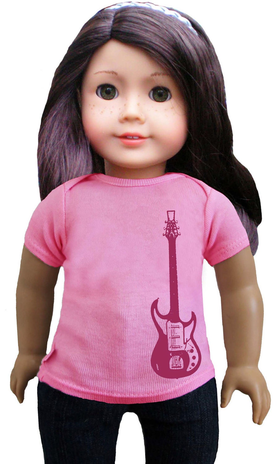 matching guitarT-shirt for 18" doll