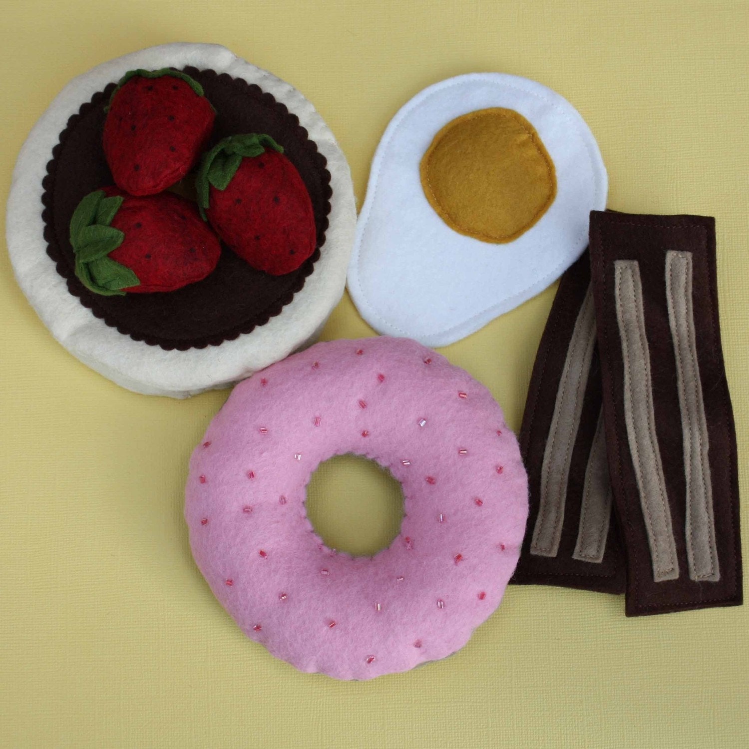 Big Breakfast Felt Food - Pink Donut