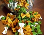 Tri-Colored BowTie Pasta Felt Food