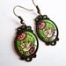 Darling Lime Green Bird Earrings