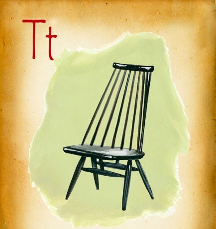Modern Design Deck-T is for Tapiovaara - small print