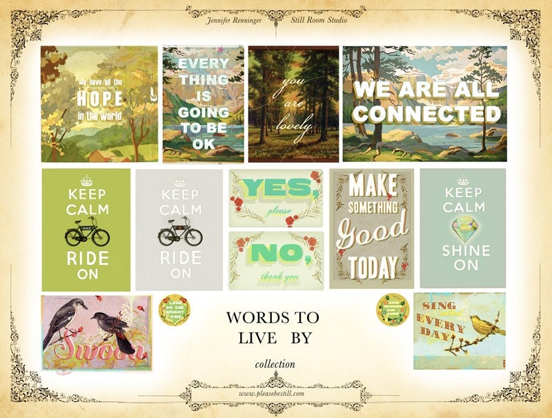 Sing Out loud Every Day - 13 x 19 inch print