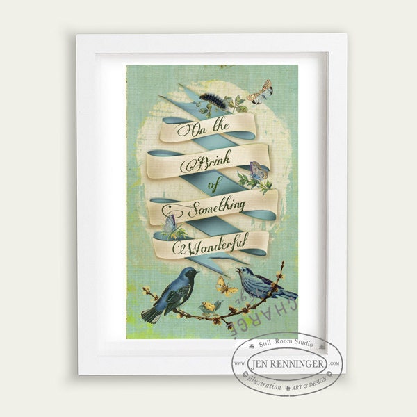 On the Brink of Something Wonderful - Large print from the Sense of Wonder series