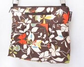 iPad Purse Kindle Handbag iPad Shoulder Bag Nook Purse Padded Electronics Pocket MEDIUM HOBO BAG Sedona Summer Fabric