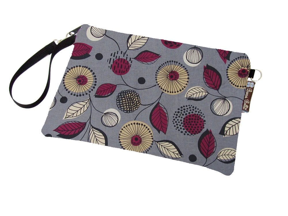 Kindle 3 Bag / Nook Color Case / Kindle Fire Cover / Kindle 4 / SMALL Padded eReader case / fits WITHOUT a cover Gray Wonder Fabric