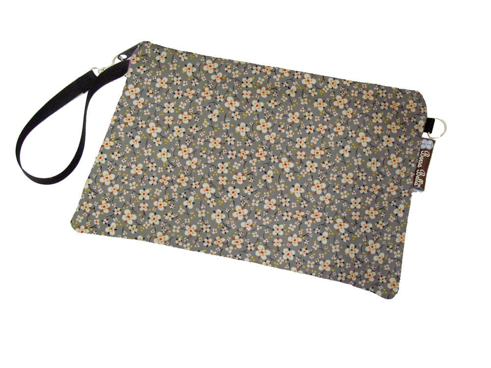 Kindle 3 Bag / Nook Color Case / Kindle Fire Cover / Kindle 4  case / SMALL / fits WITHOUT a cover Corner of Bitter Sweet Fabric