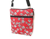 iPad Bag Kindle Bag iPad Shoulder Bag iPad Purse Cross Body Bag Nook bag ELECTRONIC POCKET - BORSETTA Handbag - Rolling Red