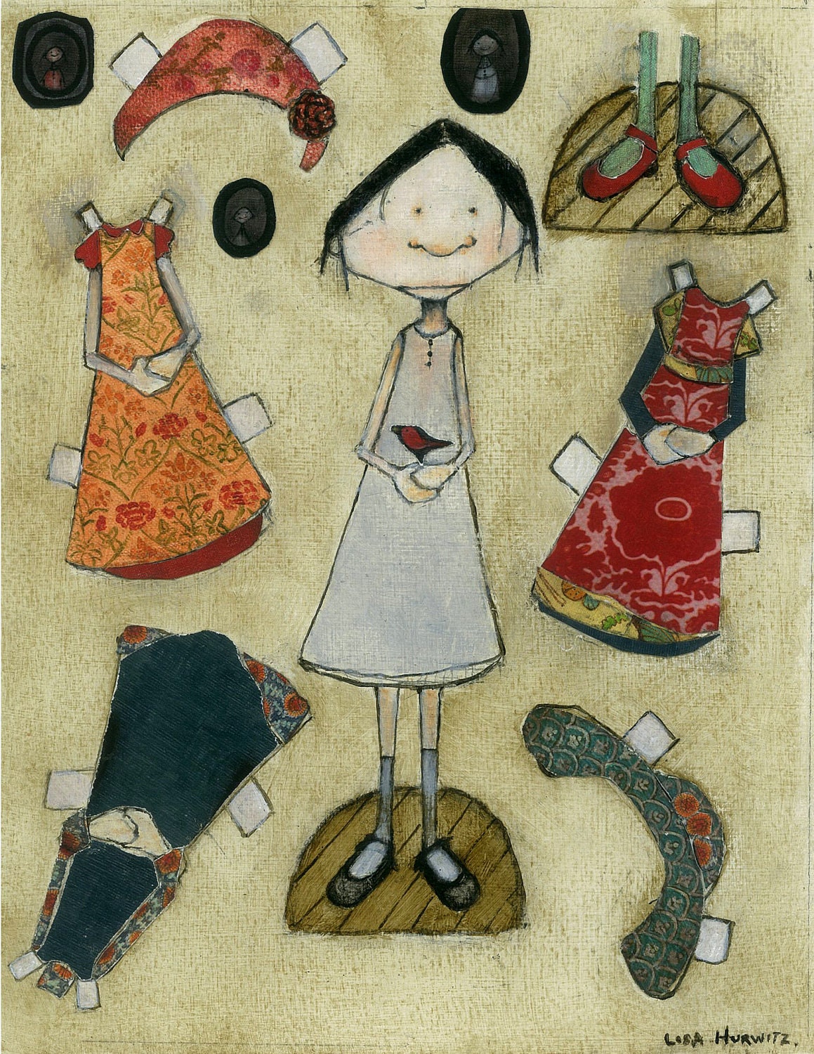 Agatha Rose Paper Dolls