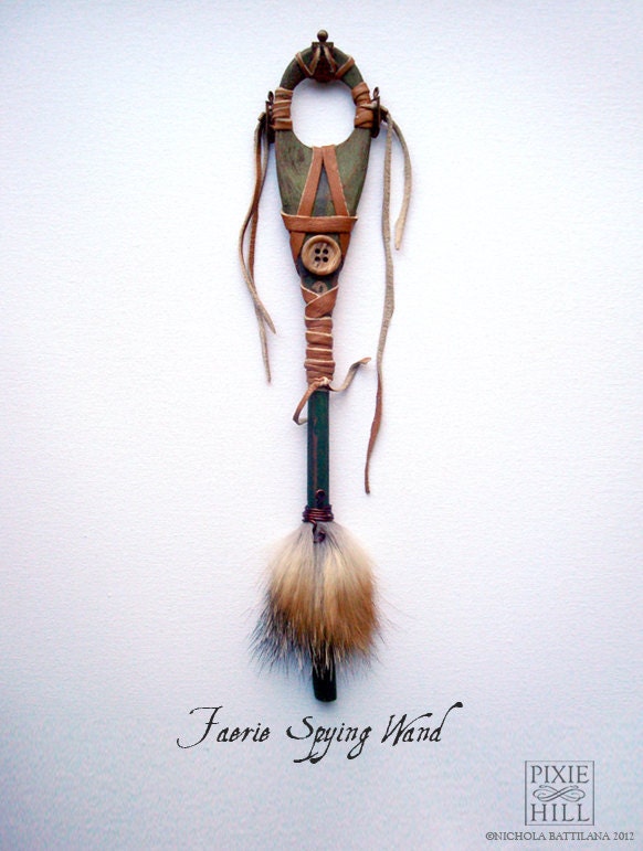 Faerie Spying Wand / Fairy Spoon Wand