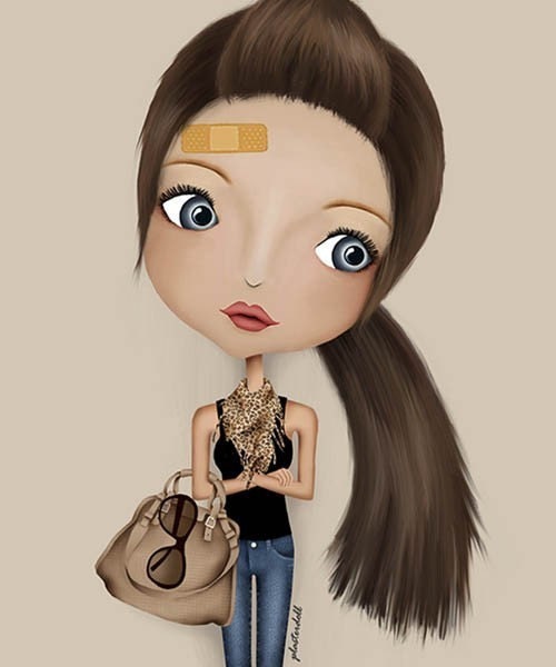 Plasterdoll Print No.23 (Animal Print Scarf)