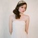 Bridal crystal, pearl and bead headband - Double band golden tiara - gold or silver - Style 147 - Made to Order - Best Seller