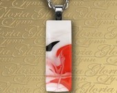 Fused Glass Pendant Jewelry - I Want You So Badly - Z170