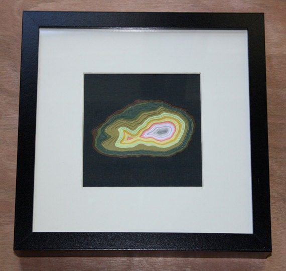 Geode 4 - Original Hand-Cut Paper Art