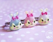Cute Bunny Ring - kawaii animal jewelry