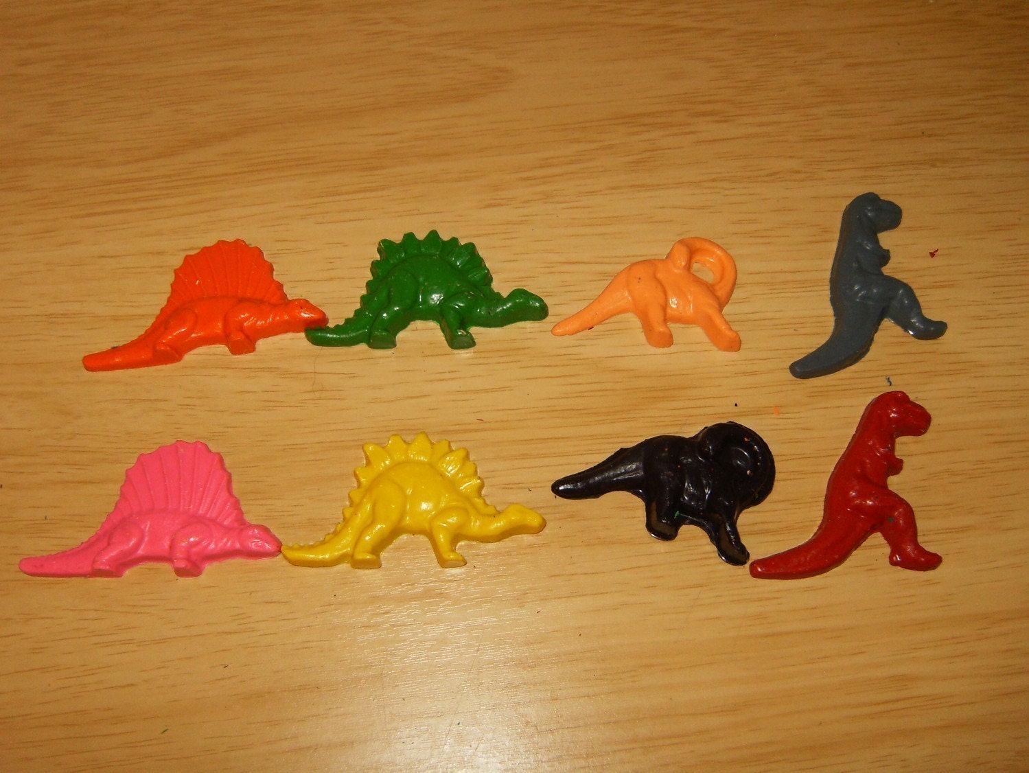 Dinosaurs Crayons Recycled/Upcycled