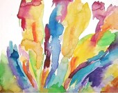 Printable Abstract Watercolor Painting Art Print 8x10: The twelfth day of never
