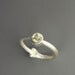 Lemon Quartz Twig Ring--Size 6--READY TO SHIP