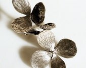 Double flower and branch ring is solid sterling silver by zulasurfing