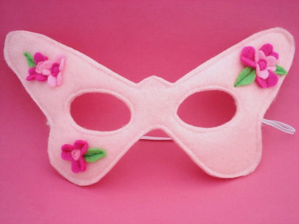 Pink Butterfly Mask