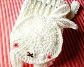 Bianca Albino Bunny Longbottom Scarf