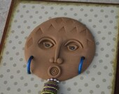 African style mixed media 3D sculptured picture 003