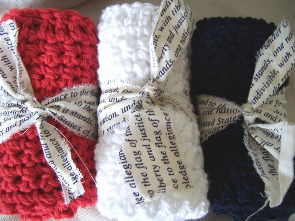All-American Trio . Red White and Blue set