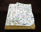 Newborn Gift Set - Receiving Blanket/Burp Cloths - Made to Order