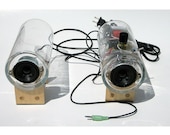 Glass Speakers for your Computer, iPhone or MP3 player