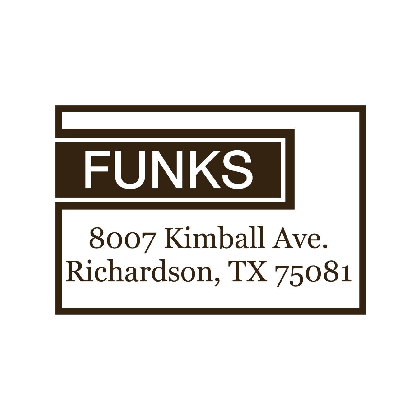 Custom Address Stamp, personalized return address stamp - 8007