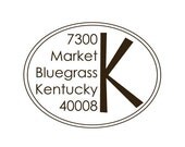 Custom Address Rubber Stamp- 7300