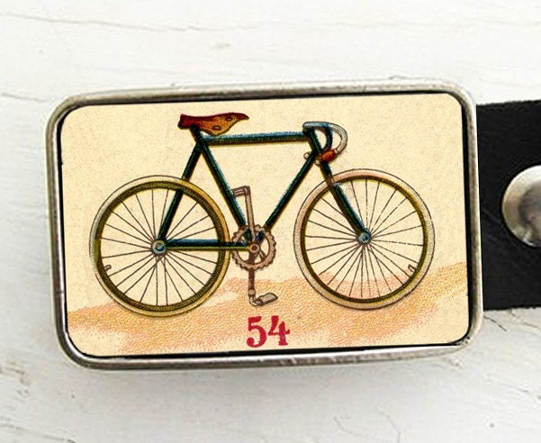Belt Buckle Vintage Bicycle, Belt Buckle As seen in Bicycling Magazine, gift under 30