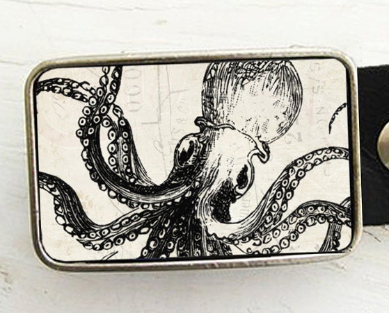 Octopus Belt Buckle