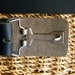 Belt Buckle Black Cat- Halloween Belt Buckle- Peeping Tom