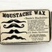 Moustache Wax Belt Buckle