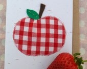 Eco friendly apple card - blank