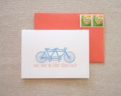 Together Letterpress Card