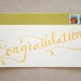 Big Congrats Letterpress Card