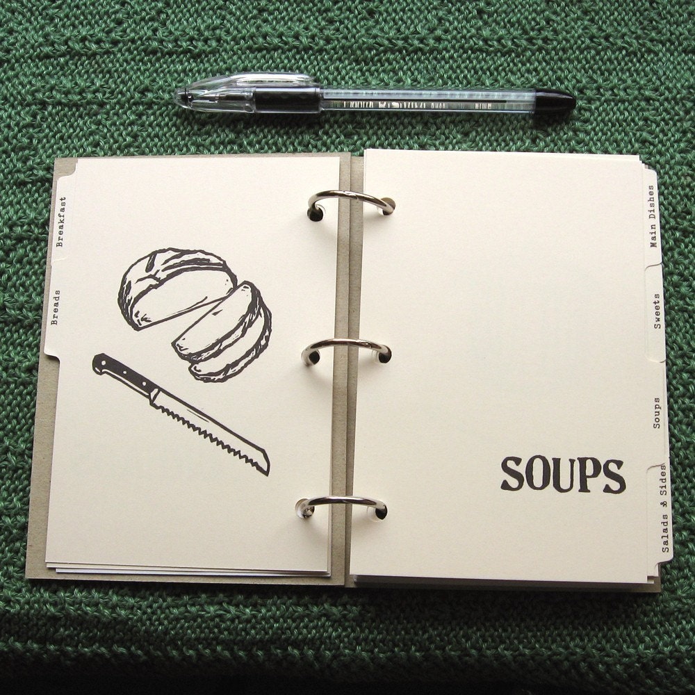 Blank Recipe Book (4in x 6in)