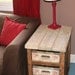 Rustic Cedar End Table With 7Up Crate Drawers for Kate Mallen