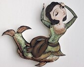 Lady Fish Paper Puppet