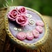 Vegan handmade mixed media word pendant