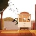 San Francisco, Travel, California, Home Decor  - "Cable Car" -  Art Print 13x19