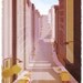 San Francisco Art, Scooter Art, California, Wall Decor - "Sidecar" - Art Print 13x19