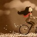 Art Print, Wall Art, Vintage Wall Decor, Bike Print - "Autumn Breeze" - Art Print 13x19