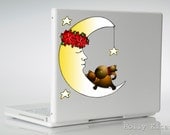 Wall Decal Stickers vinyl crescent moon cats stars nursery